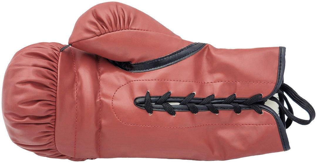 Sugar Ray Leonard Signed Red Everlast Boxing Glove Right Handed RH BAS Witness