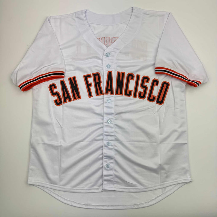 Autographed/Signed Kevin Mitchell "89 MVP" San Francisco White Jersey COA