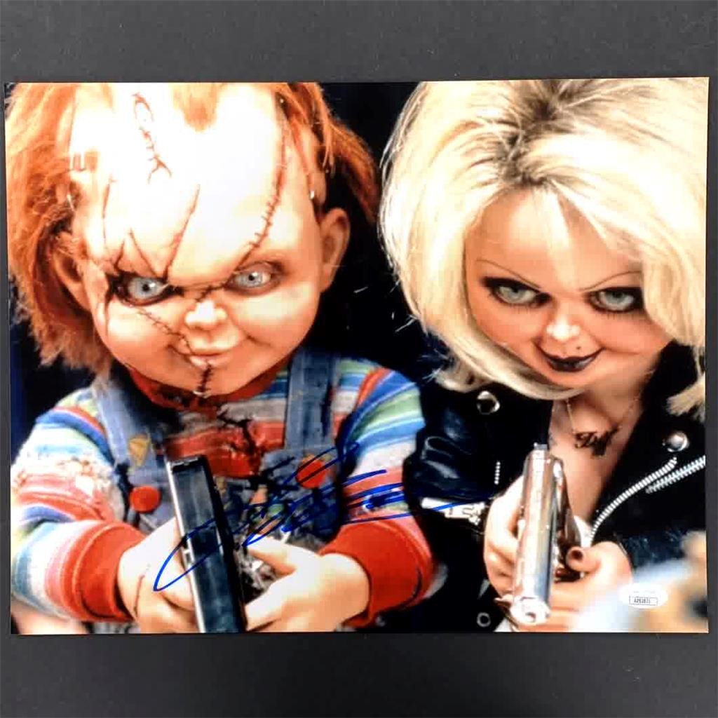 Jennifer Tilly signed Bride of Chucky 11x14 Photo Tiffany autograph ~ JSA