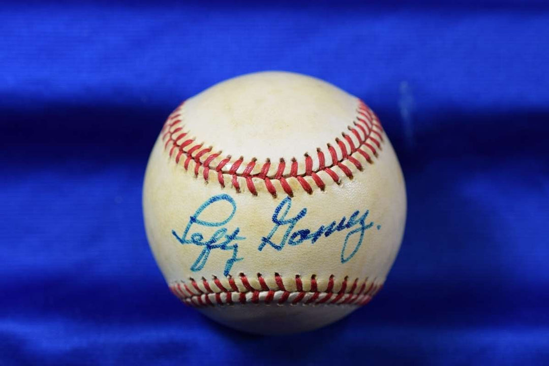 Lefty Gomez PSA DNA Autograph Mac Phail American League OAL Signed Baseball