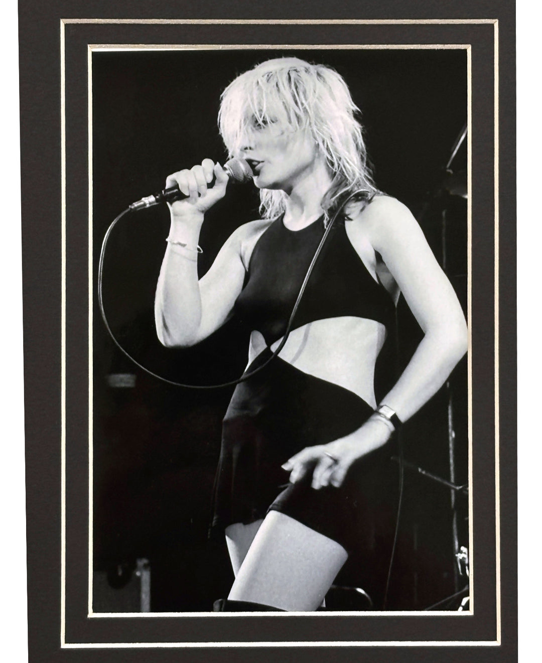 Debbie Harry Signed Cut Framed Photo Collage Beckett COA Blondie Autographed