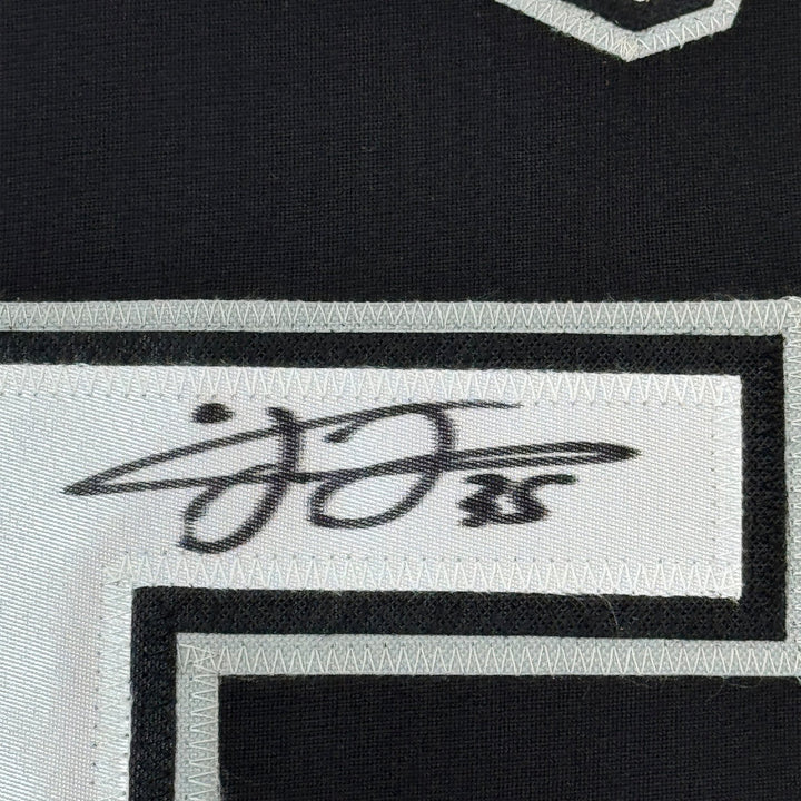 FRAMED Signed FRANK THOMAS 35x39 Chicago Black Jersey JSA COA Auto