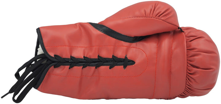 Sugar Ray Leonard & Thomas "Hitman" Hearns Signed Red Everlast Glove LH JSA