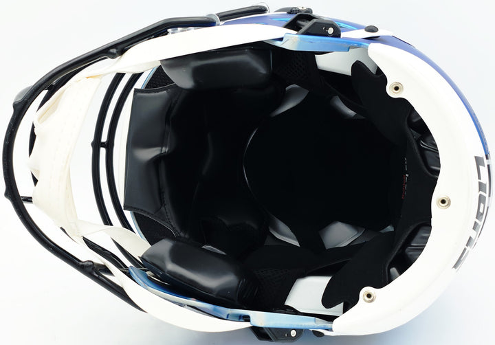 Barry Sanders Auto Lions Blue Full Size SpeedFlex Authentic Helmet "Lion King"