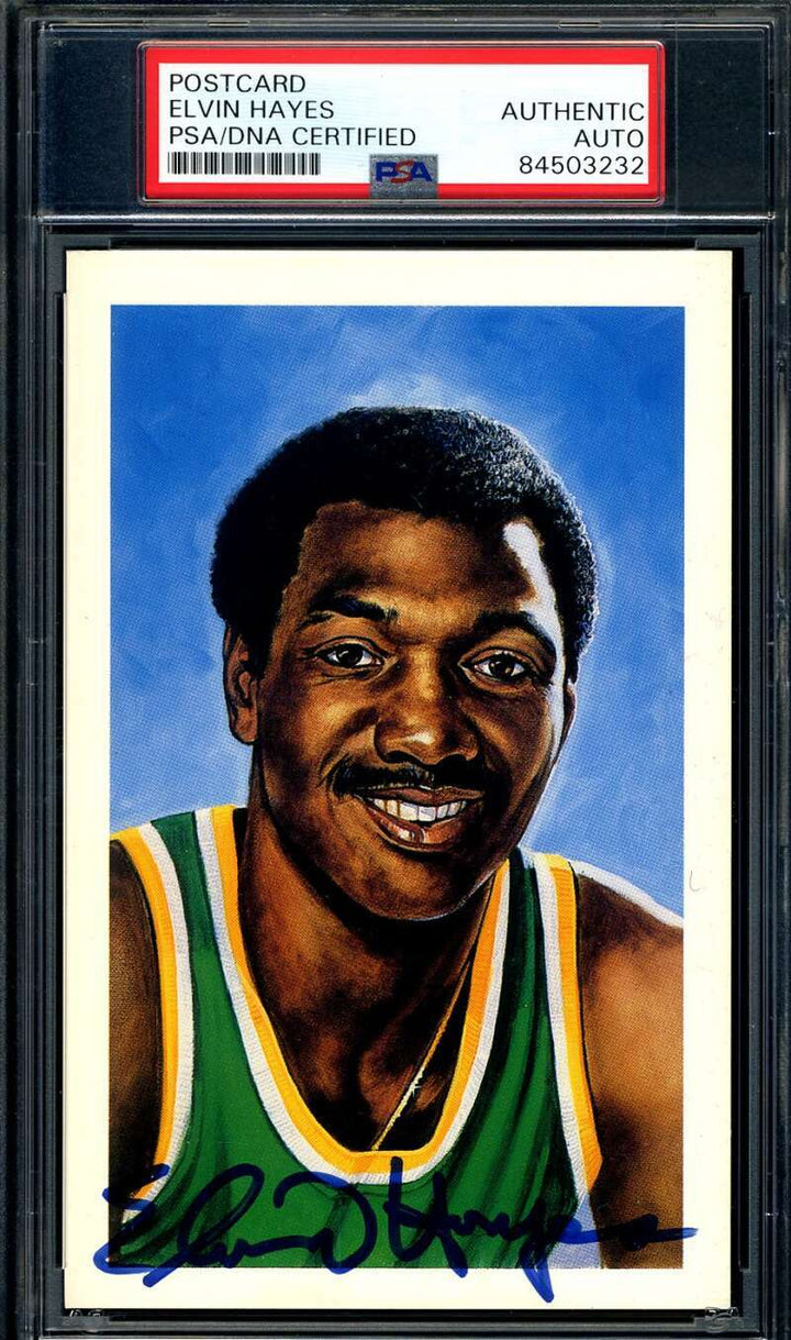 Elvin Hayes PSA DNA Cert Signed 1992 Center Court Autograph