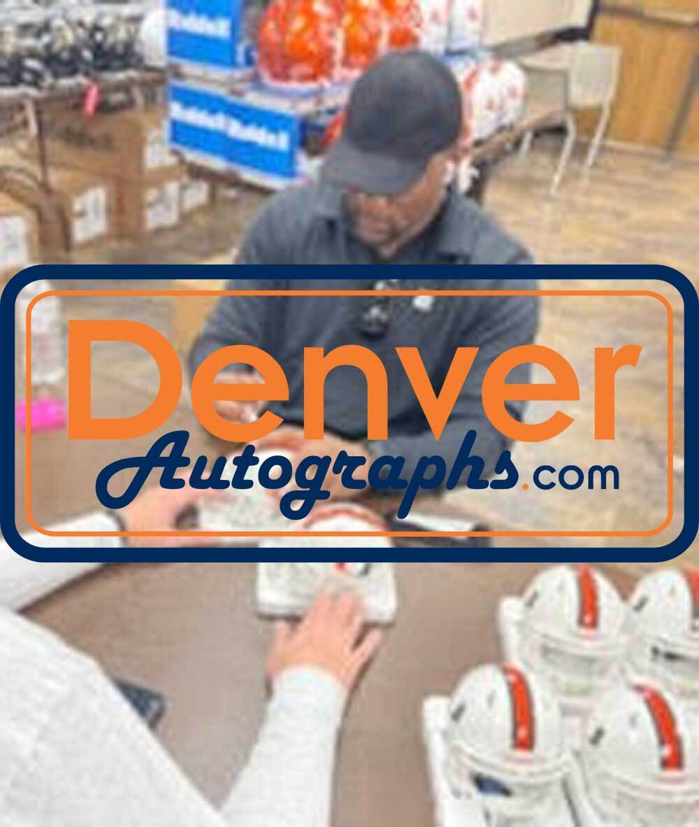 Ray Lewis Autographed Miami Hurricanes Speed Mini Helmet Beckett 36220