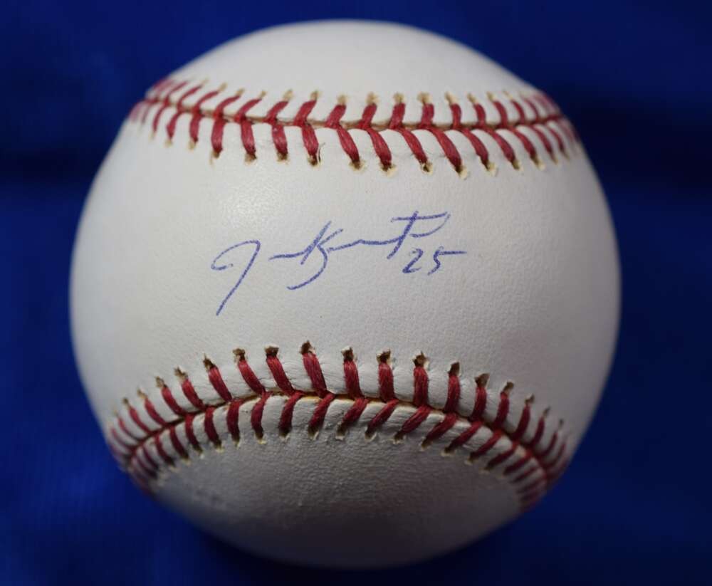 Jarrod Saltalamacchia Tristar Coa Autograph Major League OML Signed Baseball