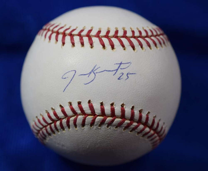 Jarrod Saltalamacchia Tristar Coa Autograph Major League OML Signed Baseball