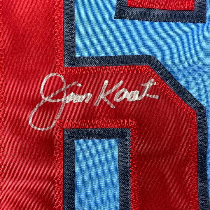 Autographed/Signed Jim Kaat Minnesota Light Blue Jersey Beckett BAS COA