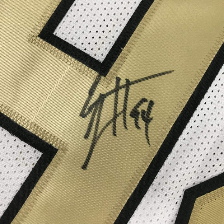 FRAMED Autographed/Signed CAMERON CAM JORDAN 33x42 New Orleans CR Jersey JSA COA