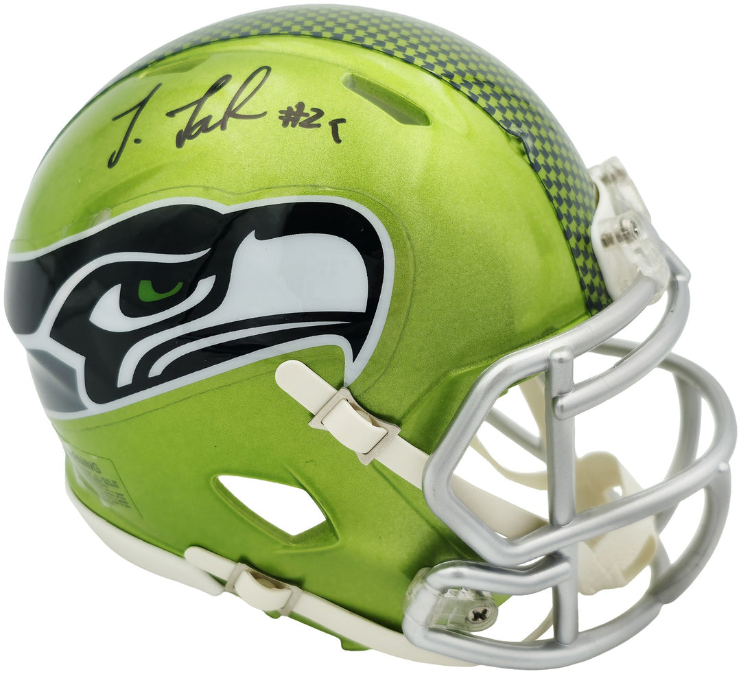 Josh Jobe Signed Seattle Seahawks Flash Green Speed Mini Helmet MCS Holo