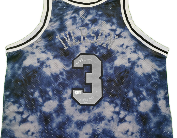 Allen Iverson Signed Mitchell & Ness 1996-97 Jersey "The Answer" Beckett 253251