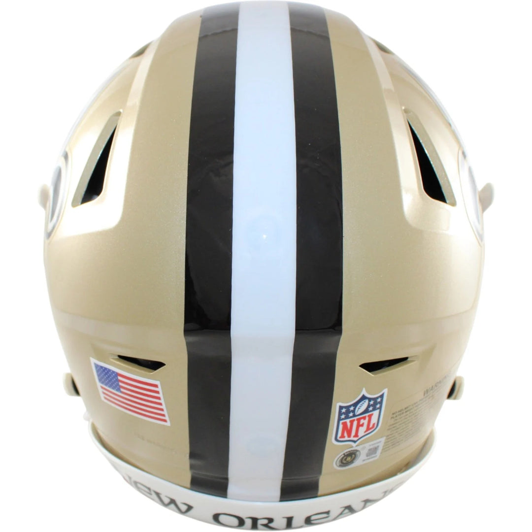 Drew Brees Autographed New Orleans Saints SpeedFlex Helmet Beckett WIT 58494