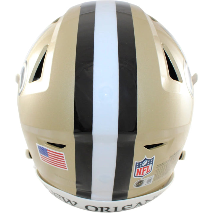 Drew Brees Autographed New Orleans Saints SpeedFlex Helmet Beckett WIT 58494