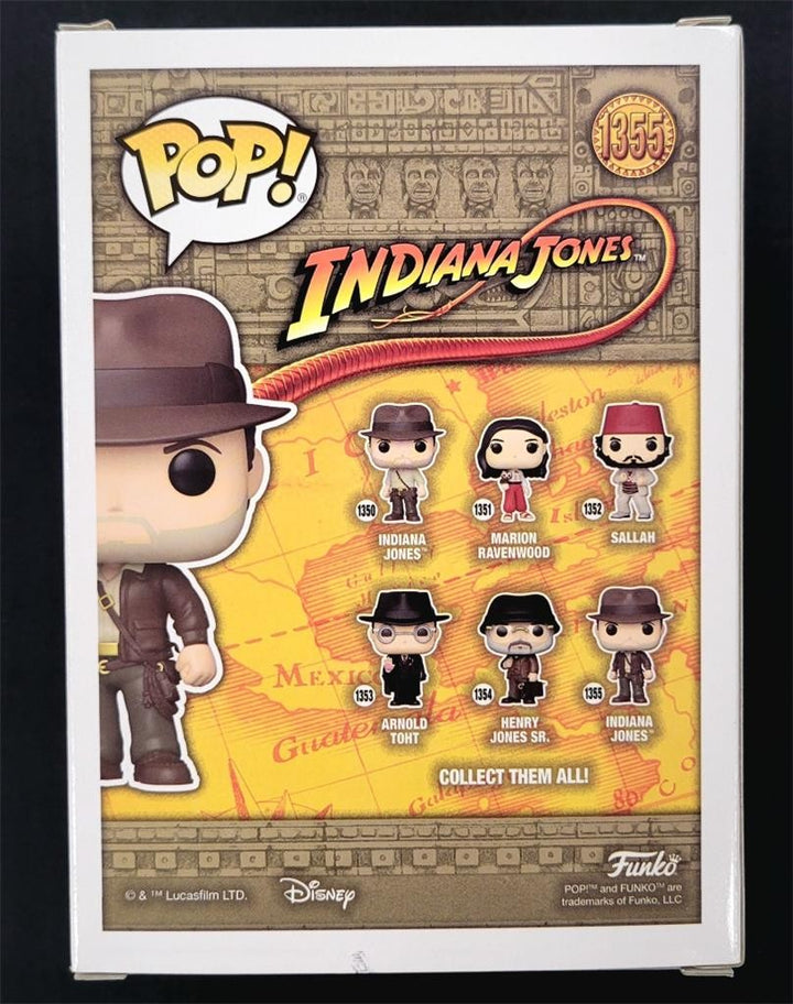 Harrison Ford signed Indiana Jones Funko Pop Figure 1355 autograph ~ Beckett BAS