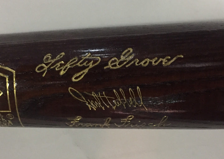 1947 Hall Of Fame Commemorative Brown HOF Bat /500 Carl Hubbell Lefty Grove