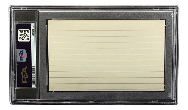 Sandy Koufax Signed Index Card Brooklyn Dodgers PSA/DNA