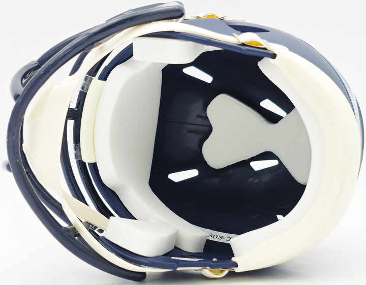 Byron Murphy II Signed Seattle Seahawks Blue Speed Mini Helmet MCS Holo