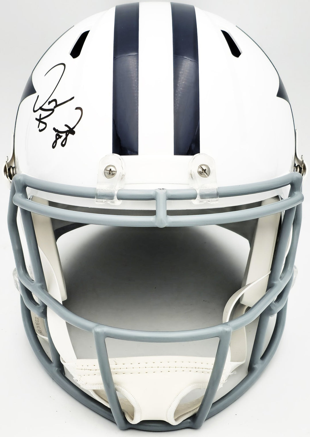 Dez Bryant Auto Cowboys White Throwback Full Size Speed Replica Helmet Beckett