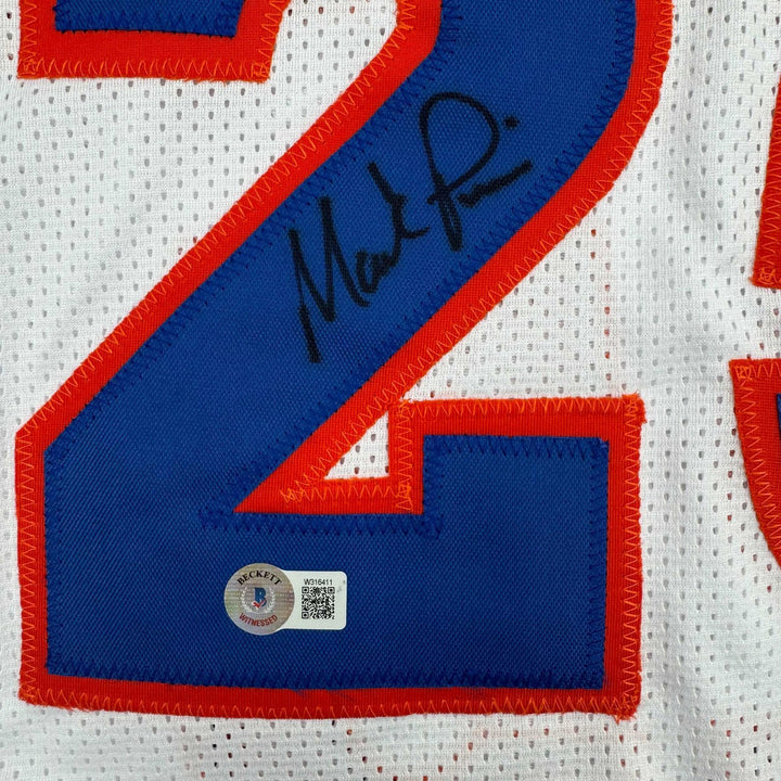 Autographed/Signed Mark Price Cleveland White Jersey Beckett BAS COA