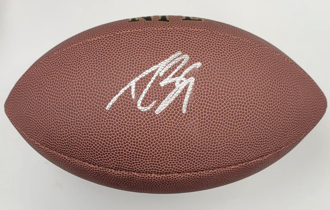 Drew Brees signed Replica NFL Football autograph New Orleans Saints~ Beckett BAS