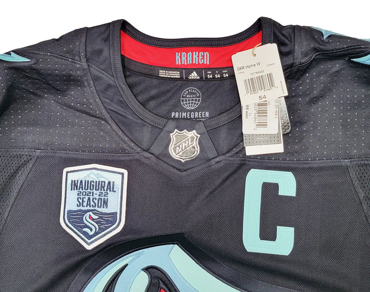 Kraken Mark Giordano Auto Navy Adidas Jersey 54 Captain Inaugural Patch Fanatics
