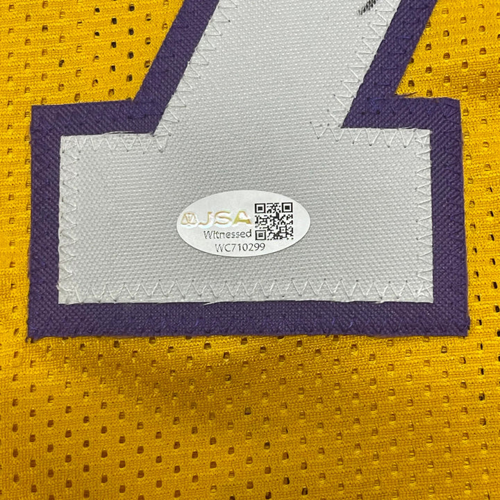 Lamar Odom Signed Jersey Los Angeles Lakers JSA Autographed