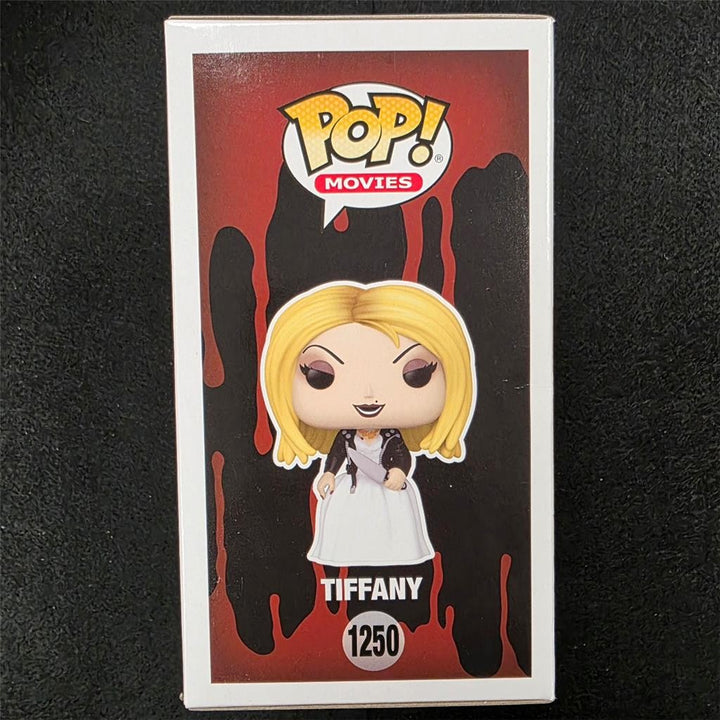 Jennifer Tilly signed Bride of Chucky Tiffany Funko Pop! 1250 YLW autograph JSA