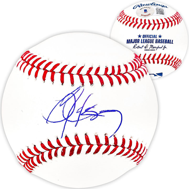 Bo Jackson Autographed Signed MLB Baseball Kansas City Royals Beckett Wit