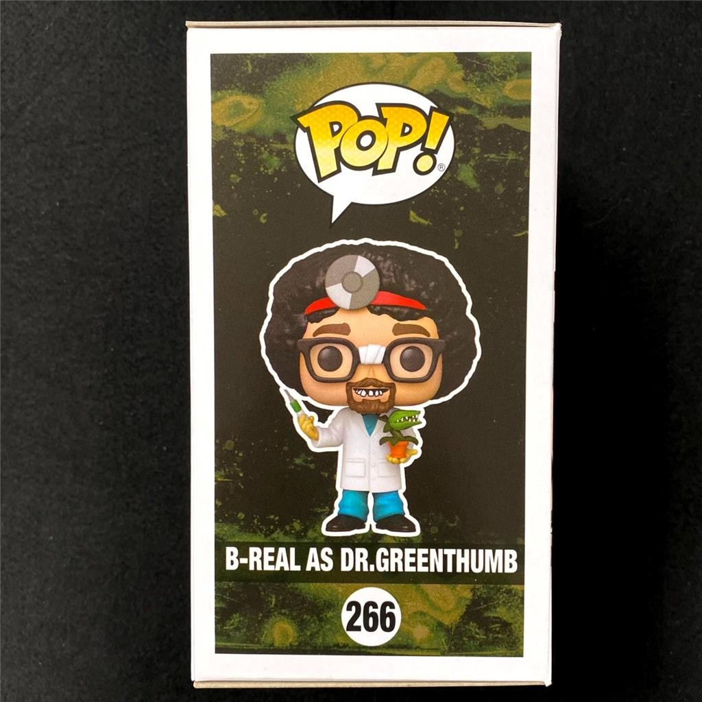B-Real signed "Dr. Greenthumb" Cypress Hill Funko Pop! 266 figure auto PSA