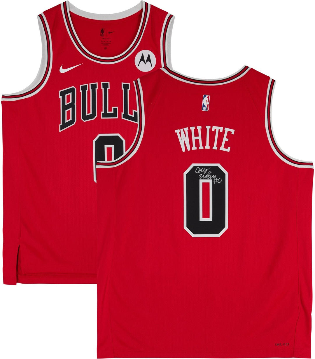 Coby White Signed Chicago Bulls Nike Swingman Jersey Fanatics