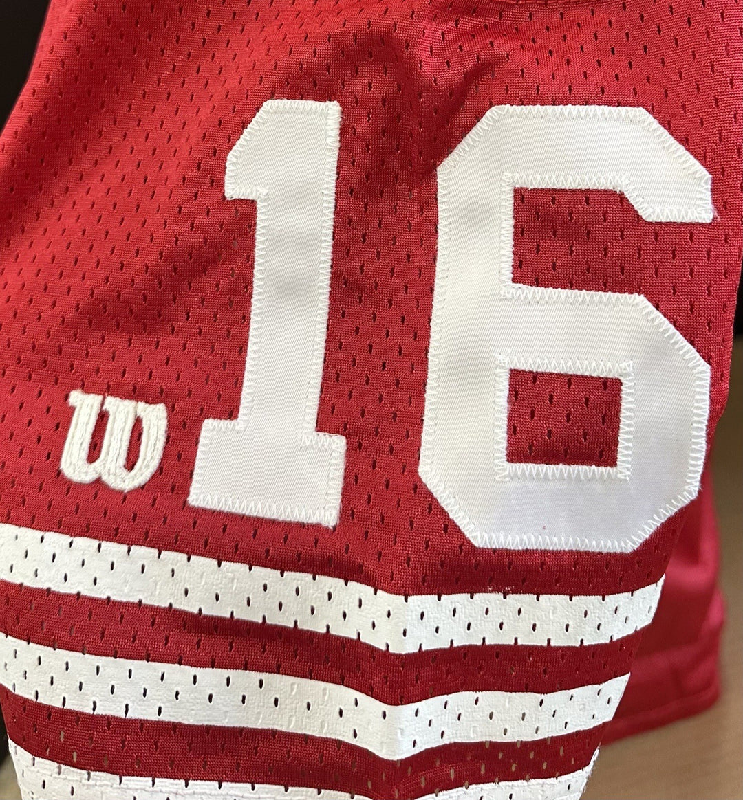 Joe Montana Signed 49ers Pro Line Wilson Authentic Jersey Vintage Auto UDA HOF