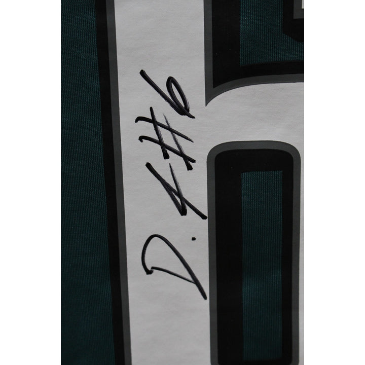 Devonta Smith Signed Philadelphia Eagles Green Nike Jersey FAN 46319