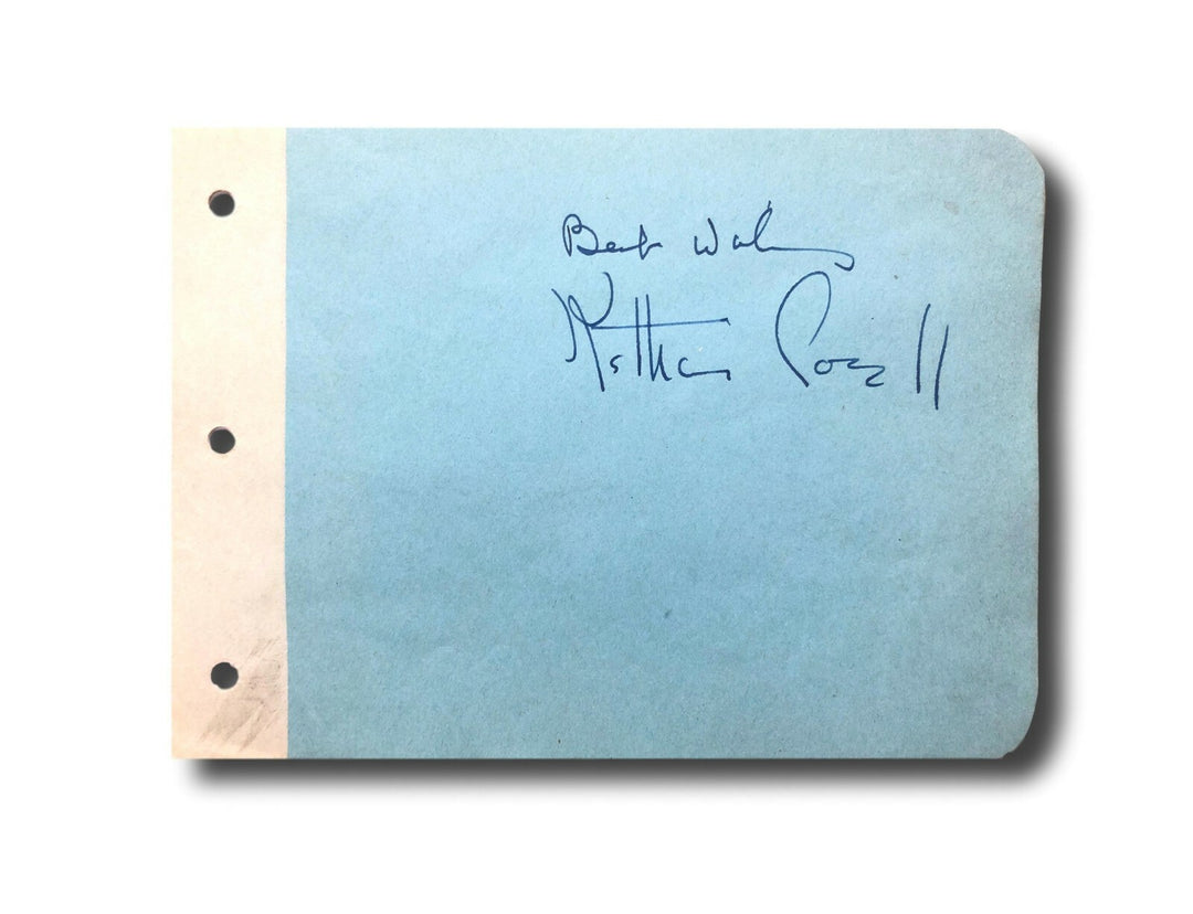 Katharine Cornell Hand Signed Album Page Cut JSA COA Autograph Actress