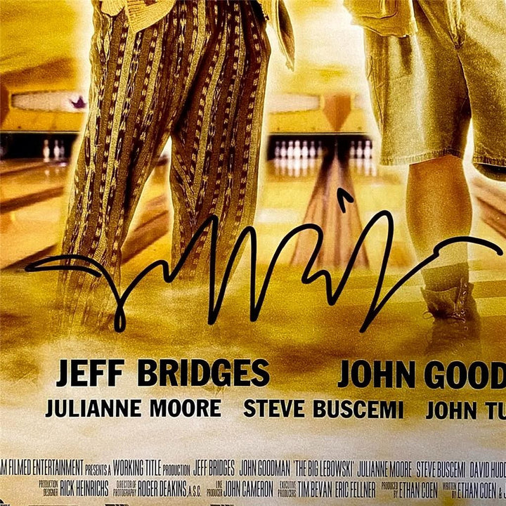 Jeff Bridges signed The Big Lebowski 12x18 Photo Poster autograph ~ Beckett BAS