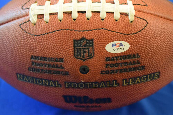 Ken Stabler PSA DNA Autograph Official NFL Game Issue Signed Football Raiders