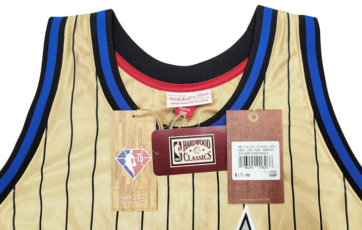 Magic Penny Hardaway Auto Gold M & N 93 75th HWC Swingman Jersey XL PSA/DNA
