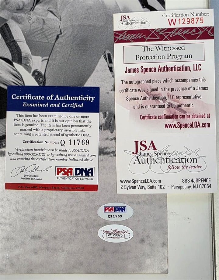 Jim Brown signed "HOF 71" Cleveland Browns 16x20 Photo autograph ~ JSA PSA