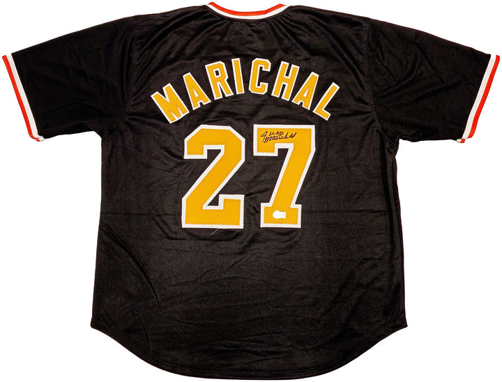 San Francisco Giants Juan Marichal Auto Signed Black Baseball Jersey Beckett Wit