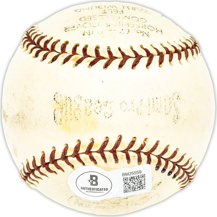 George O'Donnell Signed Official Baseball Pittsburgh Pirates Beckett QR #BM25559