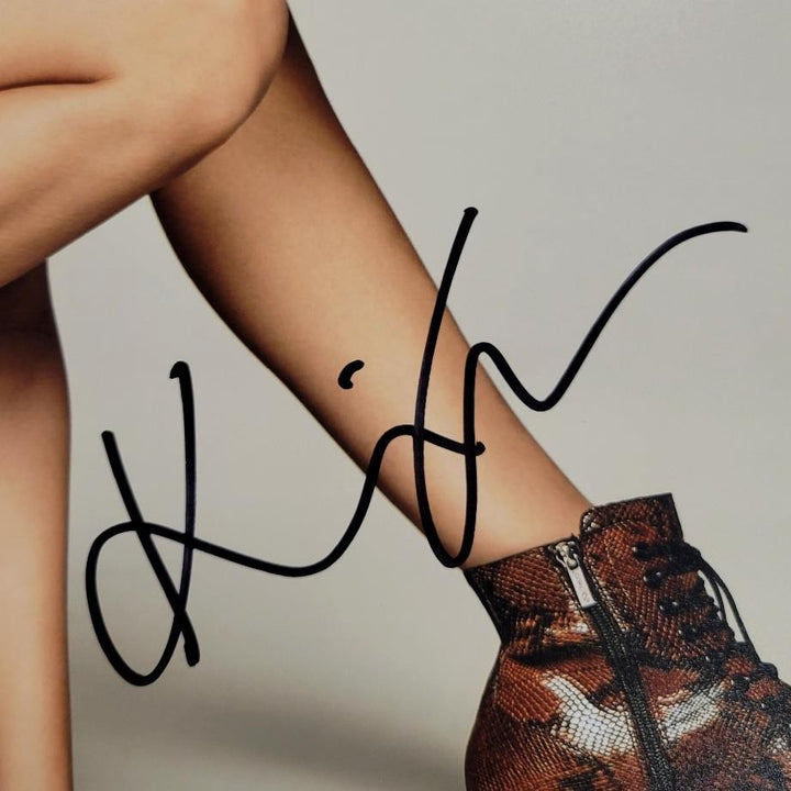 Kaia Gerber signed 11x14 photo actress model autograph ~ Beckett BAS