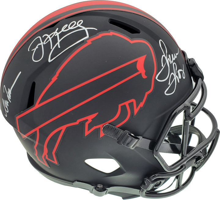 Bills Greats Auto Eclipse Black Rep FS Helmet Jim Kelly, Thurman Thomas & Reed