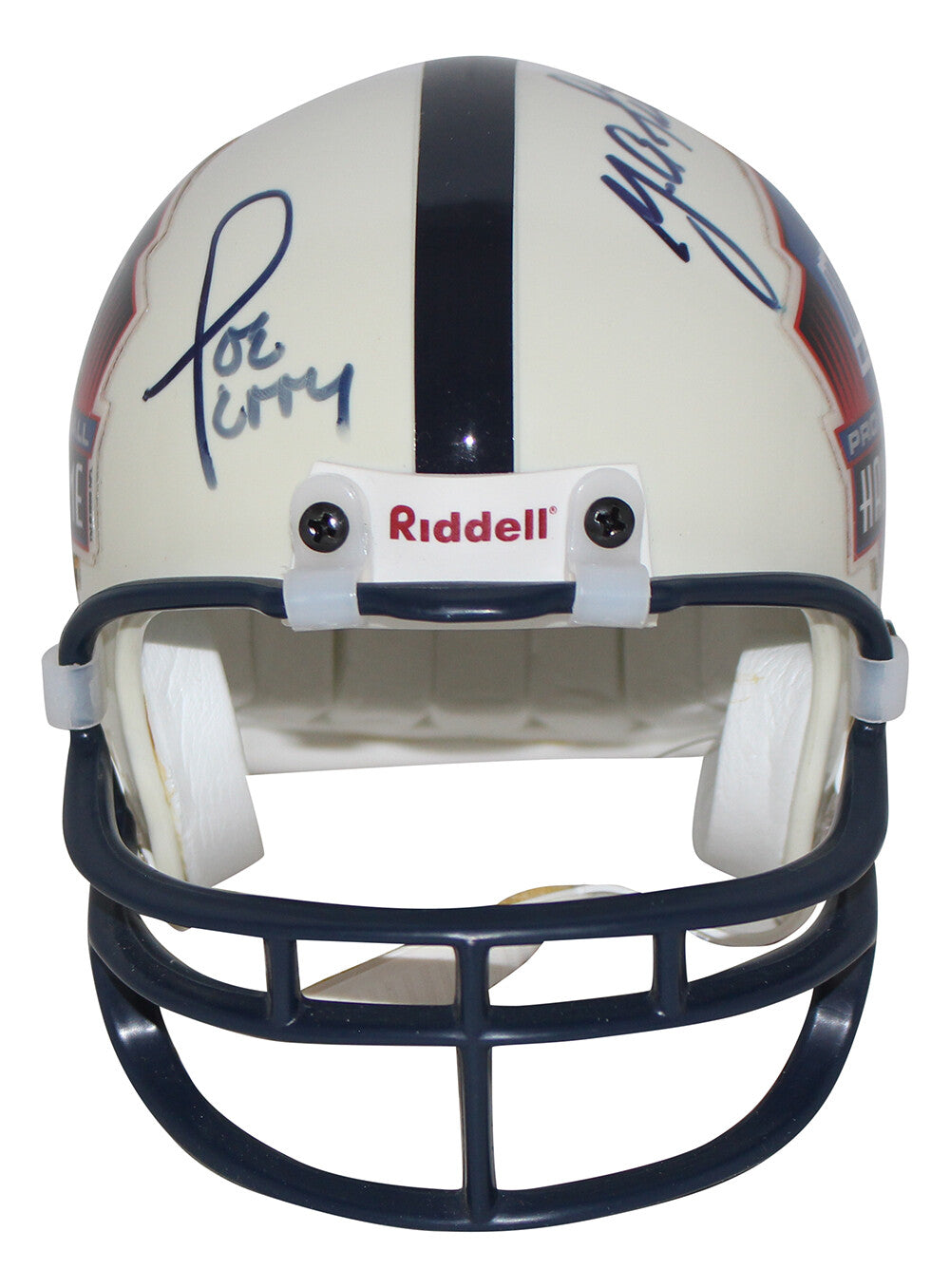 Million Dollar Backfield Signed Hall Of Fame Replica Mini Helmet 4 Sigs BAS