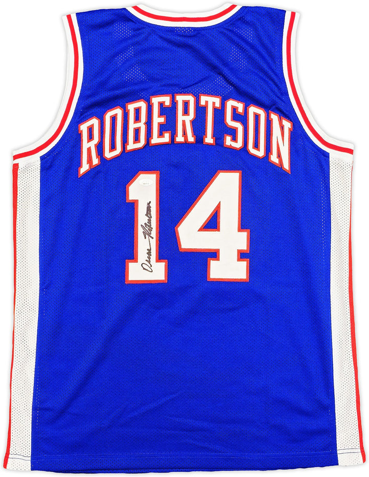 Cincinnati Royals Oscar Robertson Autographed Signed Blue Jersey JSA