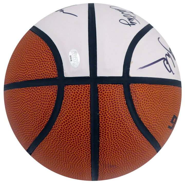 1978-79 NBA Champs Sonics Multi Auto Basketball 9 Sig Fred Brown Lenny Wilkens