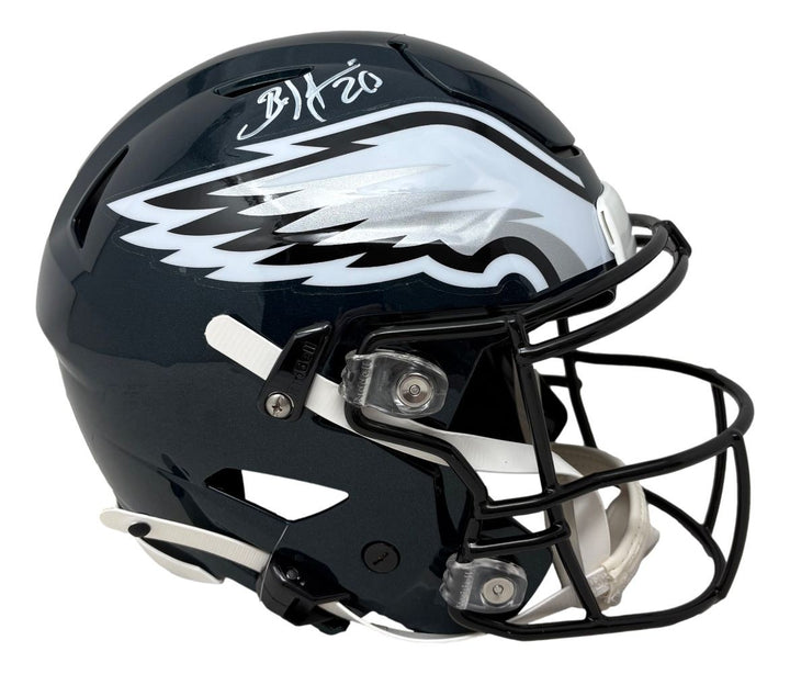 Brian Dawkins Signed Philadelphia Eagles FS Authentic SpeedFlex Helmet BAS