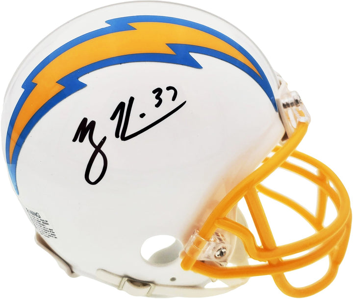 Rodney Harrison Autographed Signed San Diego Chargers White Mini Helmet Beckett