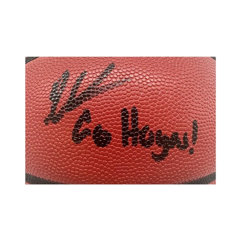 Jay Heath Georgetown Hoyas Autographed NCAA Wilson Replica Basketball (CX Auth)