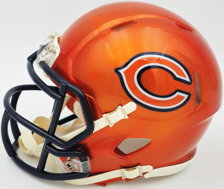 Montez Sweat Autographed Signed Chicago Bears Flash Orange Speed Mini Helmet JSA