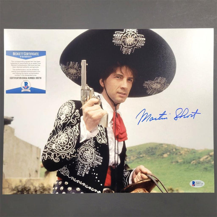 Martin Short signed Three Amigos Ned 11x14 photo #1 autograph ~ Beckett BAS COA